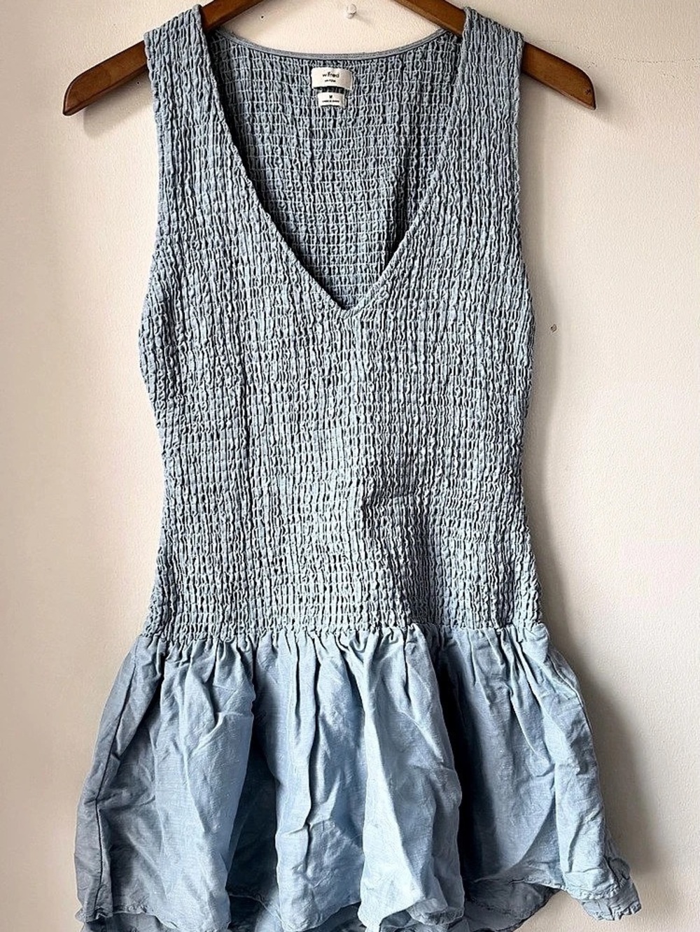 Wilfred Upstate Dress Mini Blue Medium